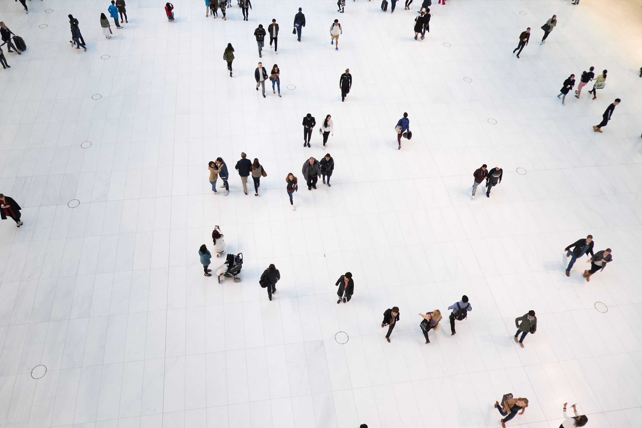 Electronic Monitoring in a Crowd of People