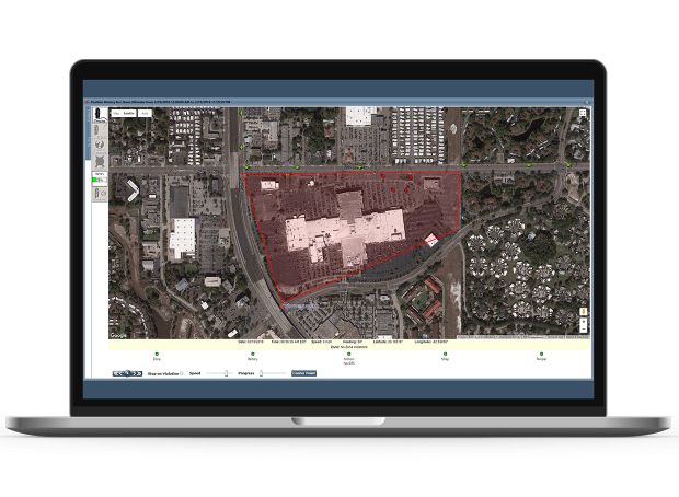 laptop with offender monitor map